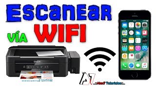 Escanear desde Celular iPhone en Impresora EPSON con WIFI [upl. by Agan]