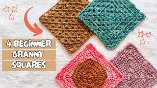 Easy Crochet  How to border amp join granny squares [upl. by Enneirb]