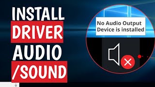 CARA INSTALL DRIVER AUDIO WINDOWS 10 [upl. by Nydroj180]