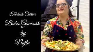 Turkish Cuisine  Baba Ganoush by Najla  Life with Najla [upl. by Jadda]