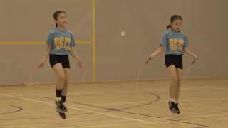 Rope Skipping S Div  National School Games Singapore 2021 [upl. by Lledner239]