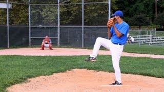 How to Pitch a Baseball  Baseball Pitching [upl. by Enilegna963]