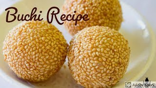 How to Make Buchi Buchi Recipe Sesame Balls [upl. by Arem]