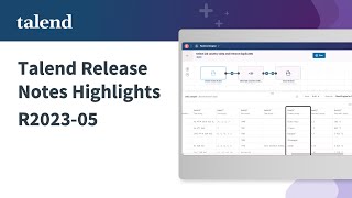 Talend Release Notes Highlights  May 2023 [upl. by Asiilanna]