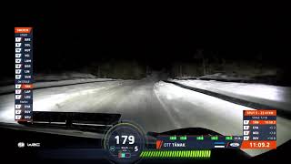 2023 Rally Sweden ONBOARD ACTION Tänak Stage WIN [upl. by Lletnahs]