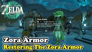 Restoring The Zora Armor Quest Guide Zelda Tears of the Kingdom Zora Armor [upl. by Yacov]