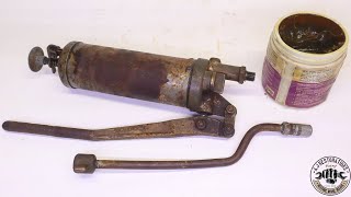 Vintage Tecalemit Grease Gun Restoration [upl. by Edbert352]