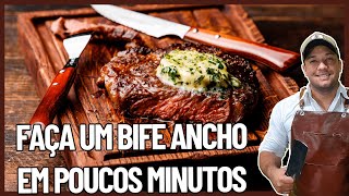 BIFE ANCHO NA MANTEIGA [upl. by Miarzim]