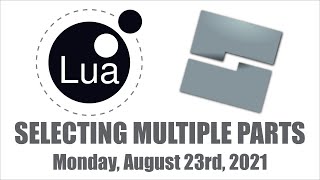 Selecting Multiple Parts in Roblox Studio [upl. by Isia810]