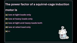 Induction Machines  Top Question 9 [upl. by Iduj740]