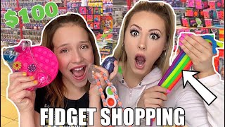 100 FIDGET TOY SHOPPING CHALLENGE 🤑😱 [upl. by Iht99]