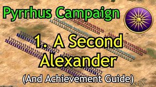 1 A Second Alexander Achievement  Pyrrhus of Epirus Campaign  AoE2 DE Return of Rome [upl. by Fleta]