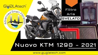 Nuovo KTM 1290 Super Adventure Filtro Aria Guglatech [upl. by Zink]