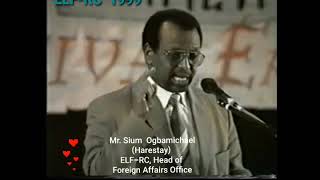 Mr Sium Ogbamichael  Harestay [upl. by Sculley]