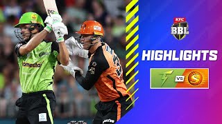 Sydney Thunder v Perth Scorchers Match Highlights  BBL14 [upl. by Ahsahs647]