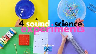 4 Sound Science Experiments for Kids [upl. by Belldame]