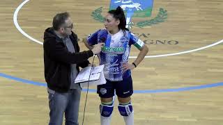 Supercoppa Italiana Femminile  Andata  Intervista Pamela Lapolla capitana Roller Matera [upl. by Tamiko896]