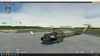 MSFS 2020 Testing the Huey UH1H freeware helicopter [upl. by Cohleen675]