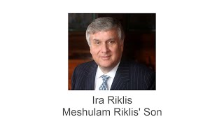 Ira Riklis Meshulam Riklis Son [upl. by Nilhtac]