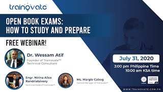 OPEN BOOK EXAMS How To Study and Prepare  Free Webinar [upl. by Cadal]