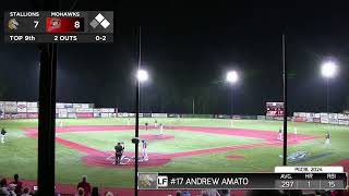 Saugerties Stallions 29122  Amsterdam Mohawks 357  073024  PGCBL East Championship [upl. by Atinele]