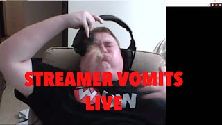 STREAMER VOMITS ON TWITCH  SOCIAL EATING [upl. by Kittie898]