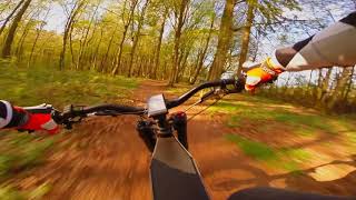 Trail Ride in the woods  12kW EBike [upl. by Lyman]