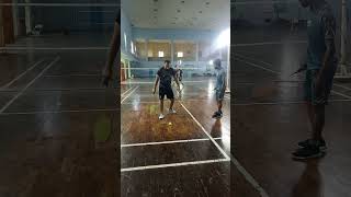 Top Trick Shots in Badminton Epic Duel Between Two Players  Top badminton trick shots  badminton [upl. by Einahteb167]