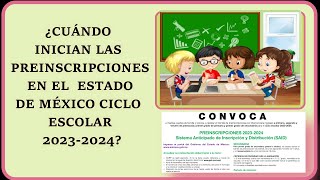 PREINSCRIPCIONES EN EDUCACIÓN BÁSICA CICLO ESCOLAR 20232024 [upl. by Anihpled]