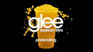 Pretending  Glee HD FULL STUDIO [upl. by Nehgem197]