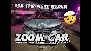 Zoomcar accident Policy in Tamil  Our trip went wrong 🤯🤕🚛💥🚗💥🚗 Chennai to Thanjavur Highway [upl. by Wilek763]