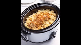 How to make Crockpot ™ Pork amp Kraut dinner [upl. by Sanford]