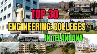 Top 30 Engineering Colleges in Telangana  TS EAMCET 2020 [upl. by Avlasor]