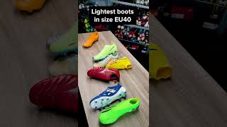 Top 5 lightest football boots 2022 [upl. by Amilah328]