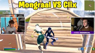 Clix VS Mongraal 1v1 TOXIC Buildfights [upl. by Sarette]