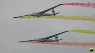 Blanix Glider Aerobatic Show at Airshow Airpower 2019 [upl. by Ahsiatal]