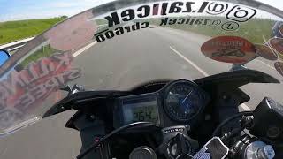 Honda CBR 600 F4i Top speed run [upl. by Ehman]