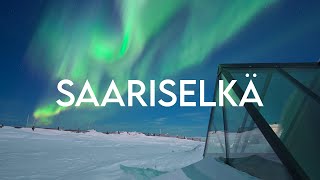 Discover Lapland Saariselkä  Watching Northern Lights on an Aurora Glass Cabin [upl. by Ahsert]