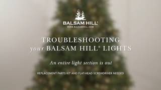 How to Troubleshoot a Christmas Tree Light Section [upl. by Aerdnaed]