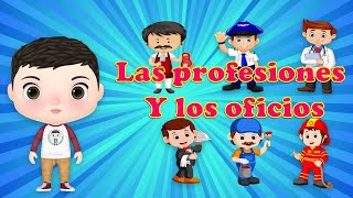 Las PROFESIONES👨‍✈️ y Los OFICIOS👨‍🔧 video educativo para niños [upl. by Eseuqram]