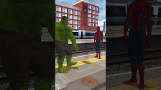 SpiderMan s fault Ghost kicks Hulk [upl. by Wrand]