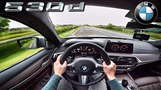 2017 BMW 5 Series G30 530d M Sport AUTOBAHN POV ACCELERATION amp TOP SPEED by AutoTopNL [upl. by Winser]