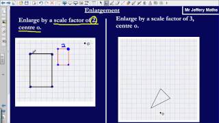 Enlargement by a scale factor Edexcel GCSE Maths [upl. by Lundell148]