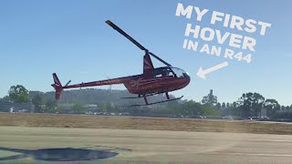 My first helicopter flying lesson I Learning to hover the R44 helicopter with Anthelion Helicopters [upl. by Hayikaz]