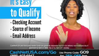 CashNet USA Commercial Short Form DRTV [upl. by Cayser134]