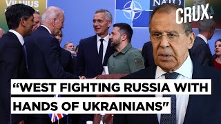 “Empire Of Lies…” Lavrov Slams West’s “Direct War” On Russia Rejects Ukraine Grain Deal Proposal [upl. by Drofliw]