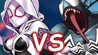 SpiderGwen vs VENOM BATTLE  Marvel Avengers Academy [upl. by Shirlee]