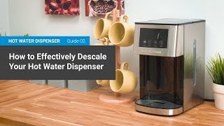 How to Descale Your Hot Water Dispenser  Andrew James [upl. by Felten]