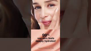 Clinique  Moisture Surge 100H AutoReplenishing Hydrator with Emilia Clarke [upl. by Junius]