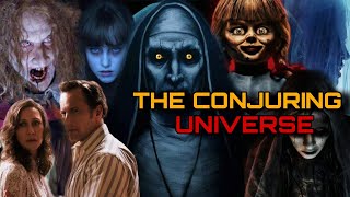 The Conjuring Universe in Chronological order  Horror Movies  Big Screen Love [upl. by Ilatan]